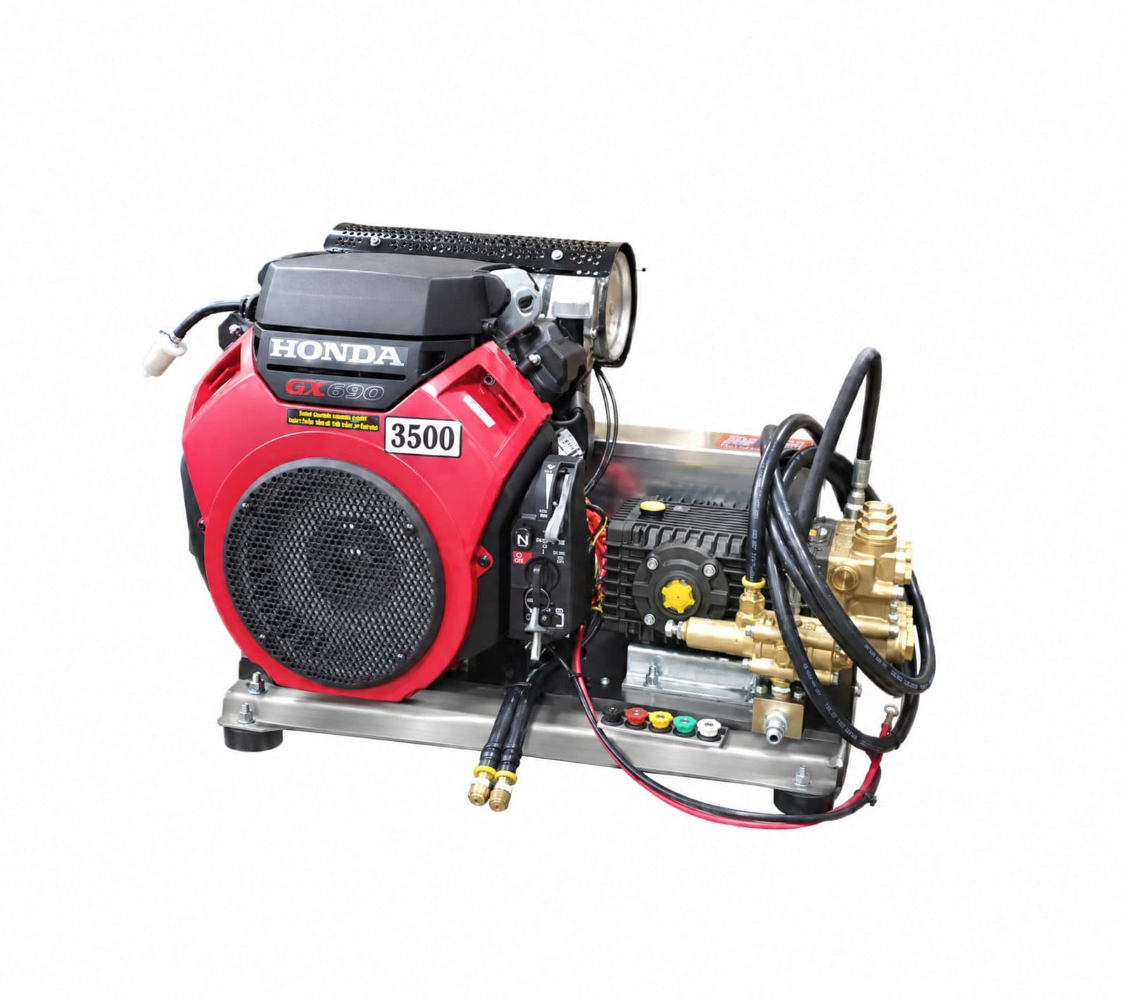 GX690 Honda Electric Start 8 GPM 3500 PSI Heavy Duty Commercial Belt Drive